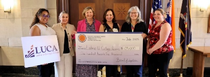 Legislator Nancy E. Barr Presents $125,000 to LUCA